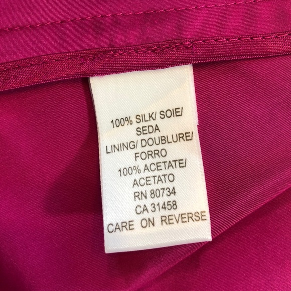 BCBG Dresses Maxazria Pink 100% Silk size Medium - Picture 7 of 8